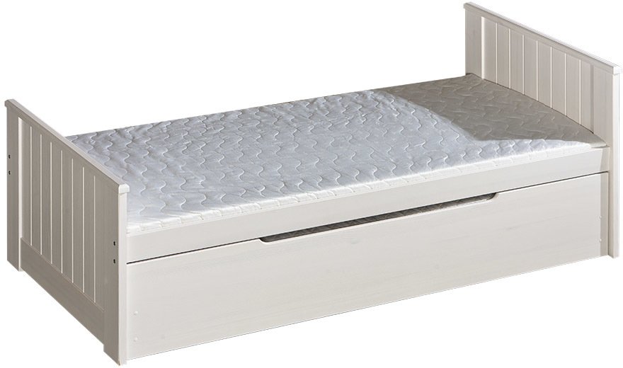 E-shop Detská posteľ z masivu TARA 200x90, borovica biela