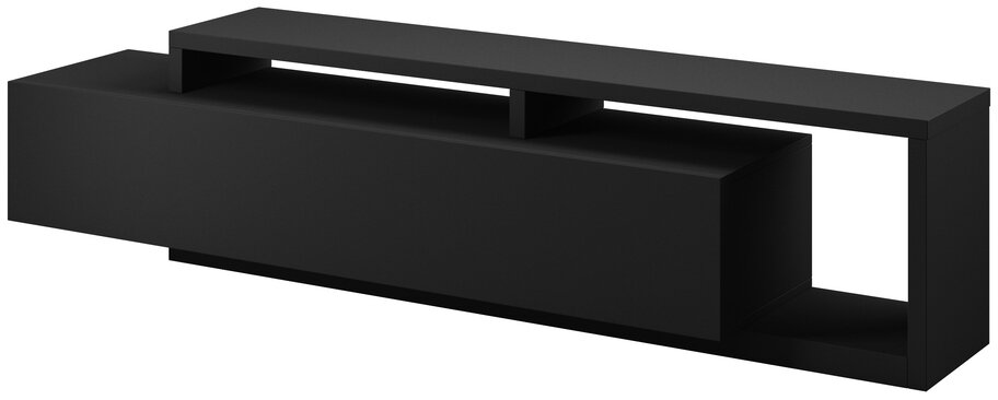 E-shop Tv stolík BELO 40 čierny mat
