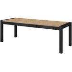 Rozkladací jedálenský stôl AVRO 92 dub taurus / čierna