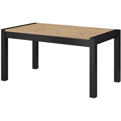 Rozkladací jedálenský stôl AVRO 92 dub taurus / čierna