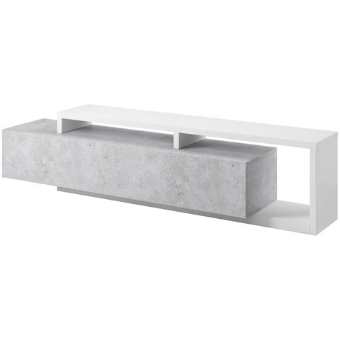Tv stolík BELO 40 biela / beton