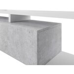 Tv stolík BELO 40 biela / beton